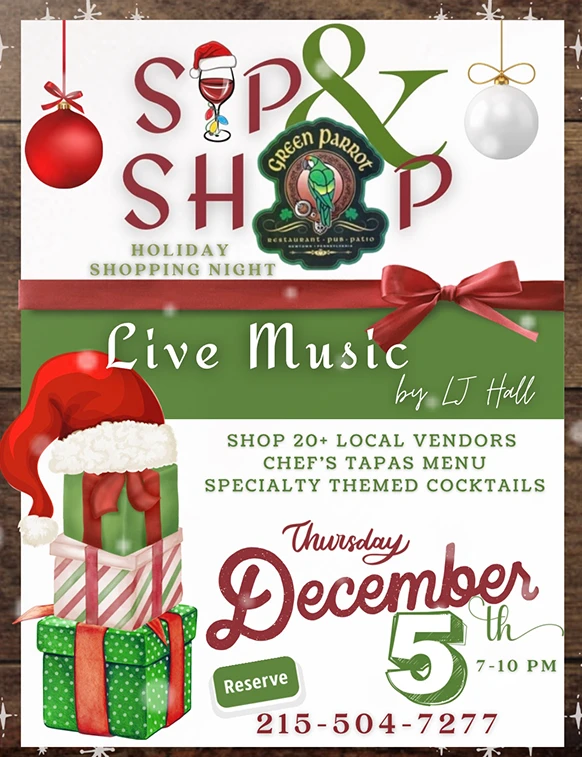 Holiday Sip & Shop