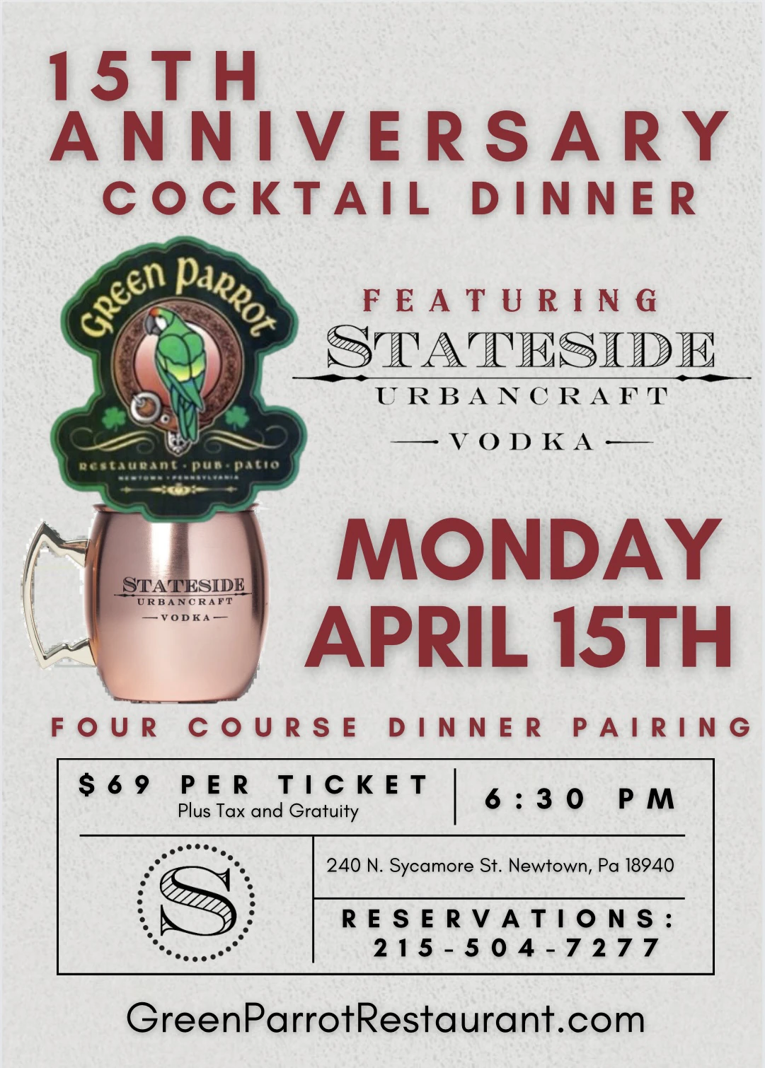 cocktail dinner